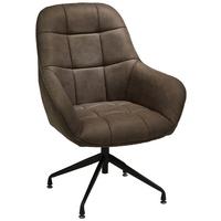 Fotel Elias - barna/fekete, Modern, textil/fém (73/100/75cm) - Mömax