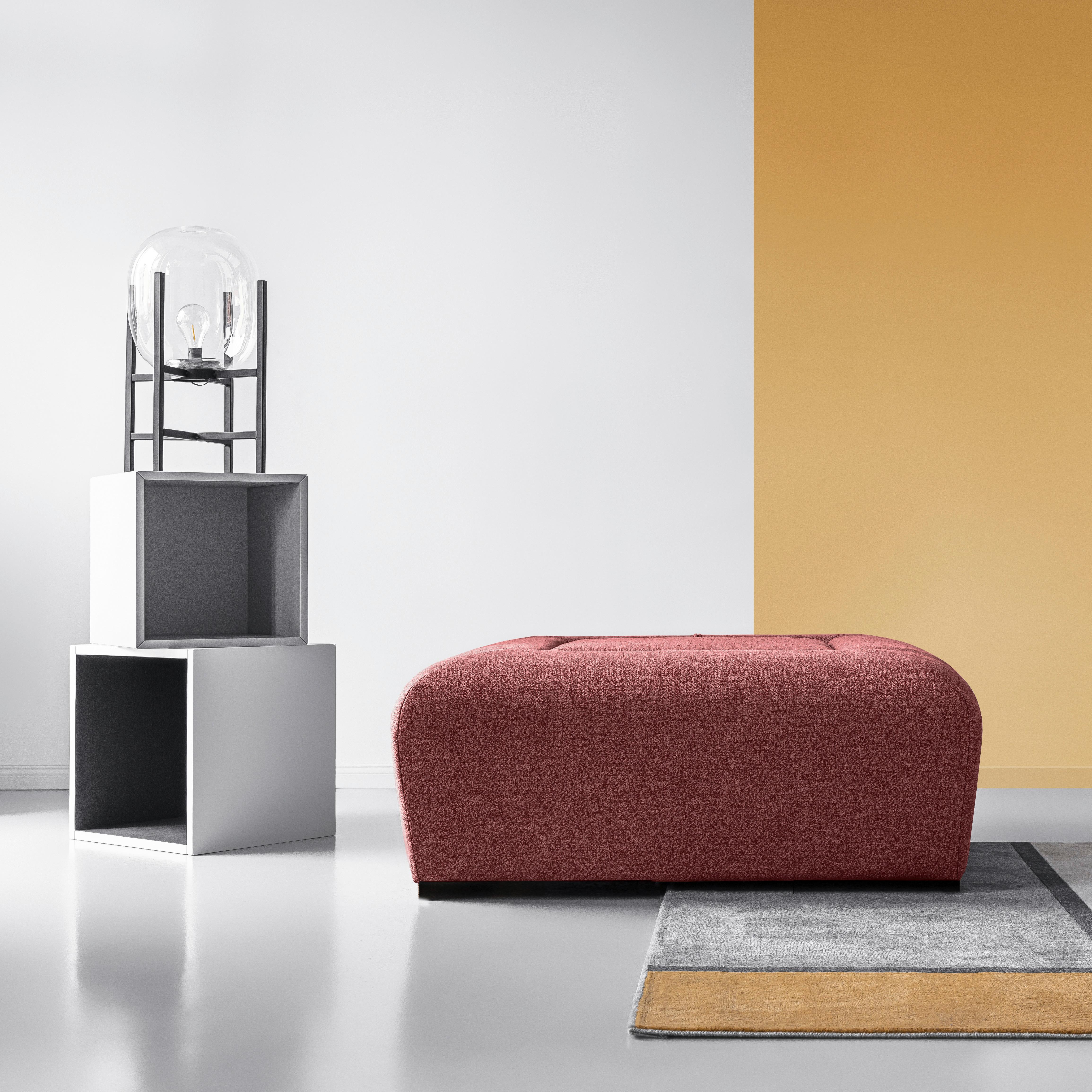 Hocker in Rot ´MIU MAGIC FORMULA ROT´ - Rot, Basics, Holz/Holzwerkstoff (97/74/97cm) - MID.YOU