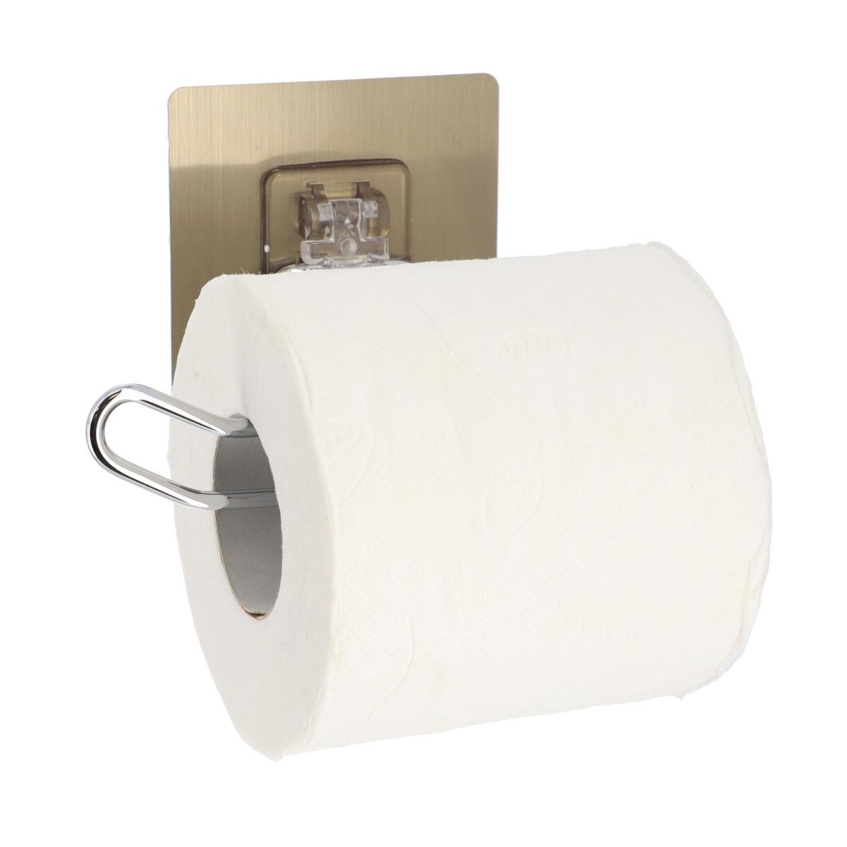 Suport pentru hârtie igienică Silvie - argintiu, Basics, metal (14/6,6/14cm)