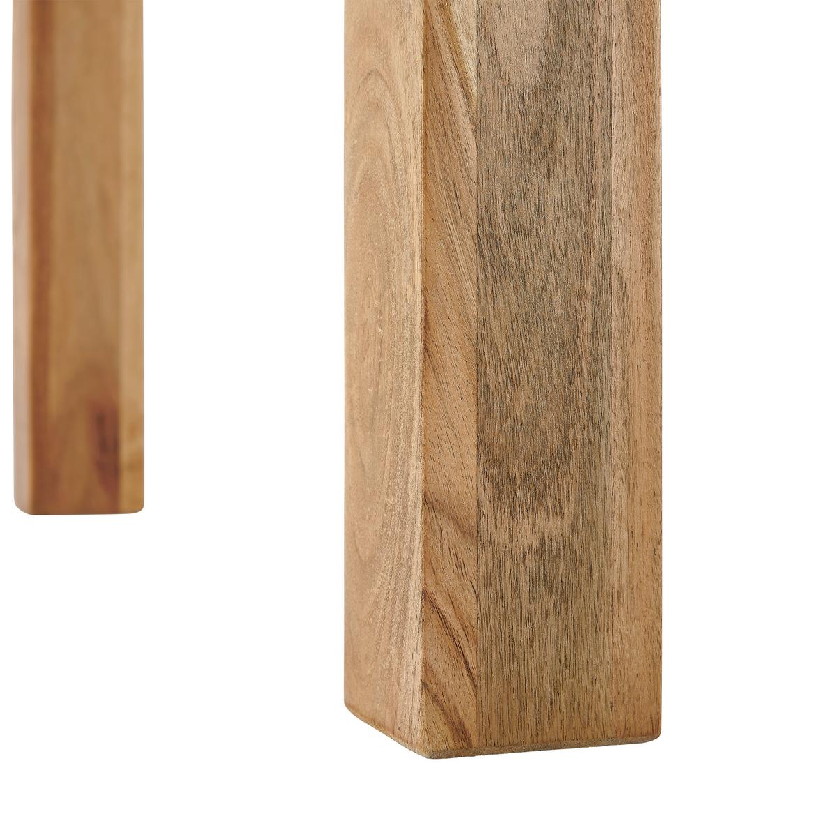 STÓŁ DO JADALNI RIGA - kolor akacjowy, Konventionell, drewno (120/80/76cm) - MID.YOU