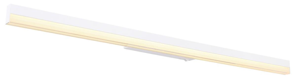 LED-WANDLEUCHTE 41927W - Weiss/Opal, Basics, Kunststoff/Metall (80/6,5/4cm) - Globo