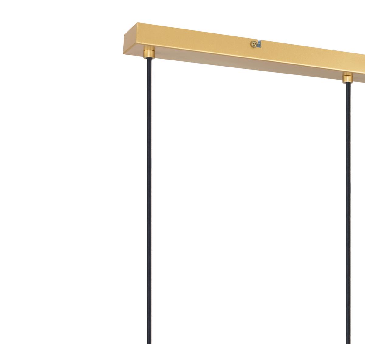 LAMPA WISZĄCA DORISA - kolor złoty, Design, metal (70/17/120cm) - Collett's Monde