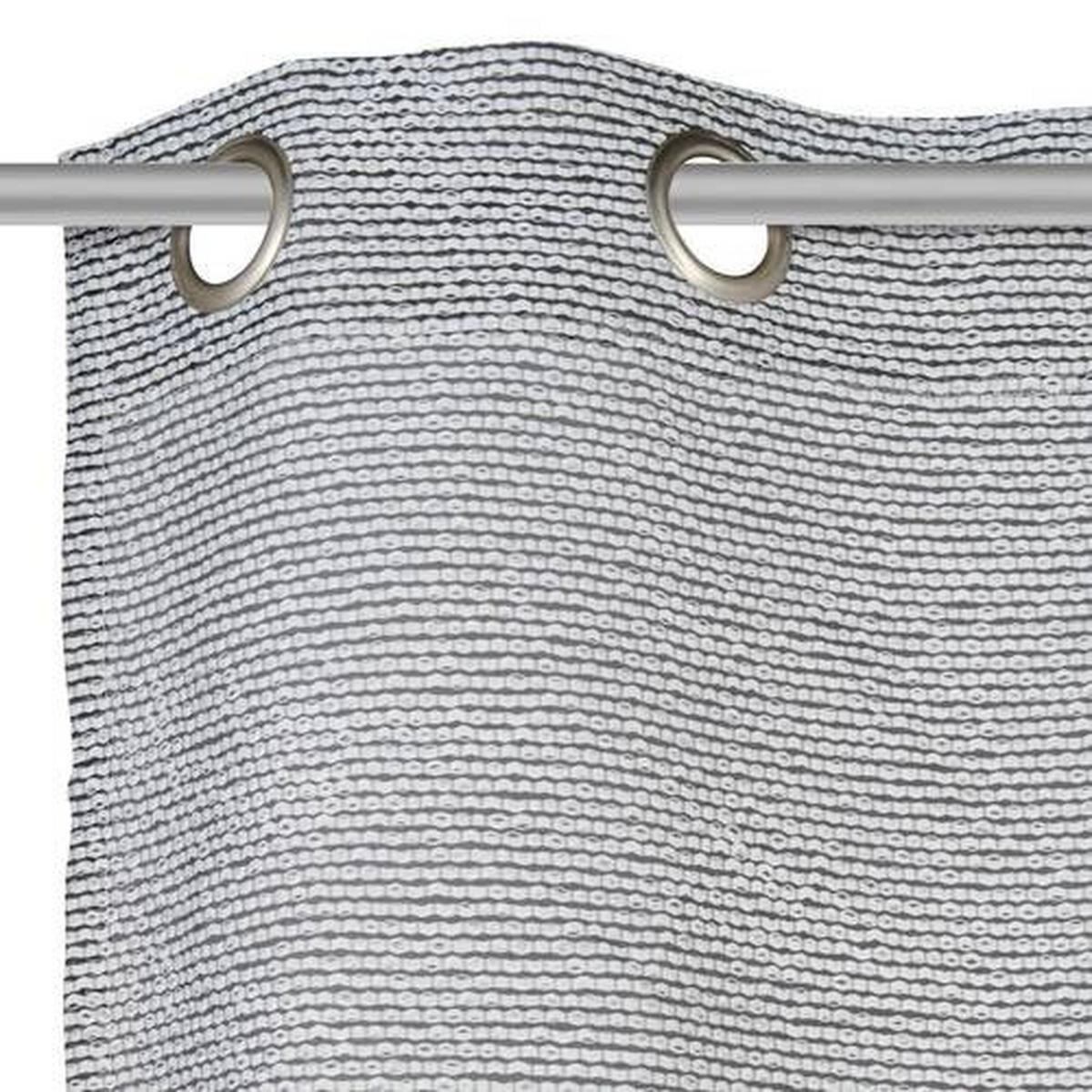 ZASŁONA NA PRZELOTKACH LORENA - czarny, Basics, tkanina (135/245cm) - Esposa
