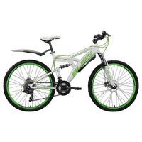 MOUNTAINBIKE Fully 26'' Bliss Weiß RH 48cm - Weiß/Grün, Basics, Metall (180/70/80cm) - Atrigo