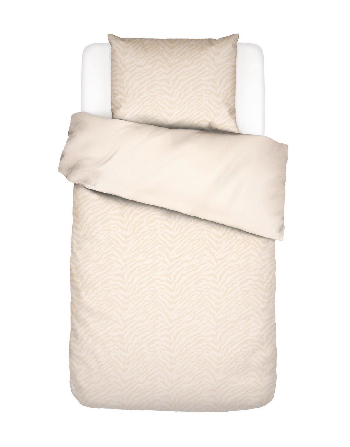 POŚCIEL DWUSTRONNA BELEN DUVET COVER - kremowy, Basics, tkanina (155/220cm) - Essenza