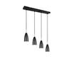 Pendelleuchte Farin Schwarz max. 25 Watt - Schwarz, Basics, Metall (58/150/9cm)
