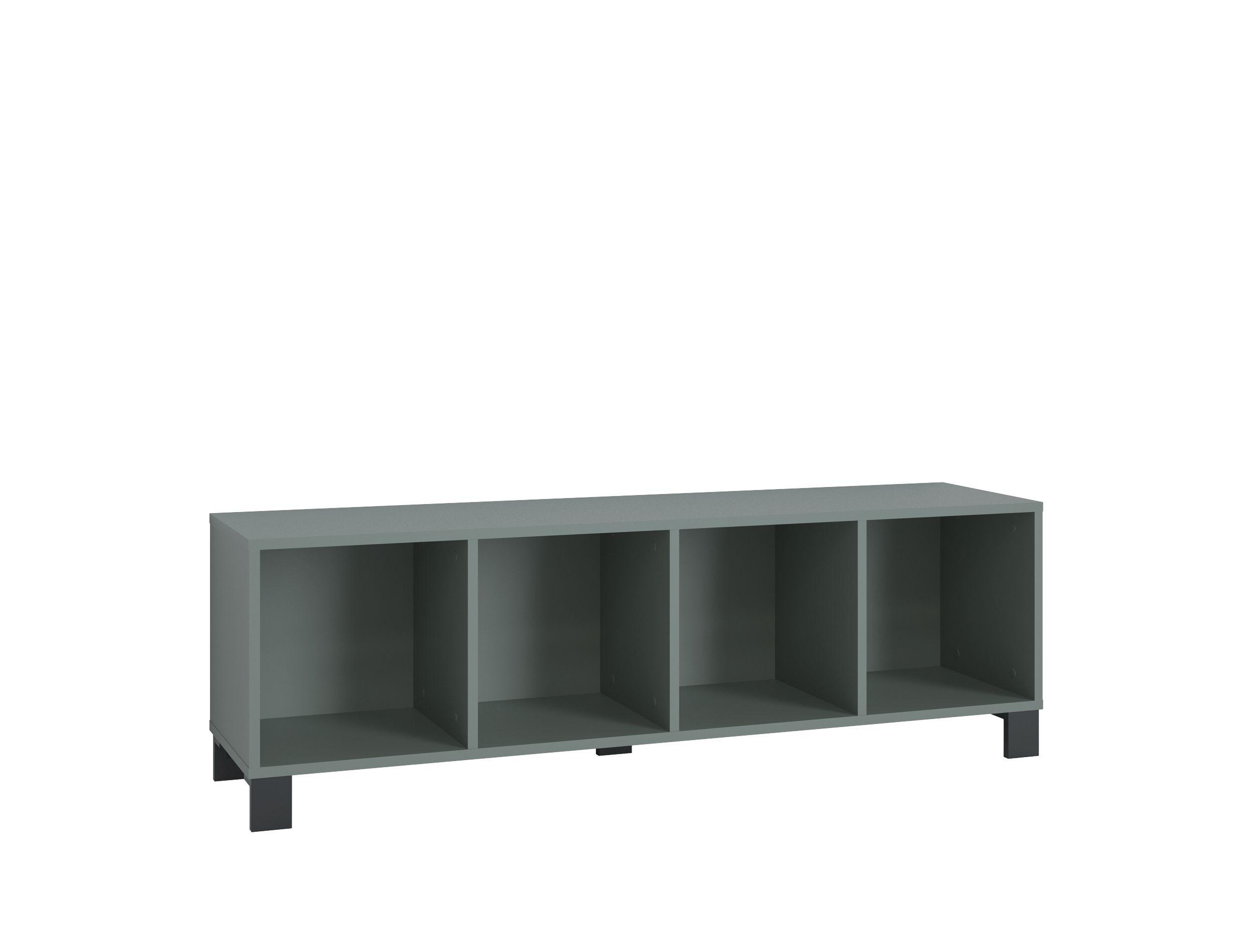 Falipolc-tv Elem Lugo - zöld, Modern, faalapú anyag (135/43,2/34,4cm) - Mömax