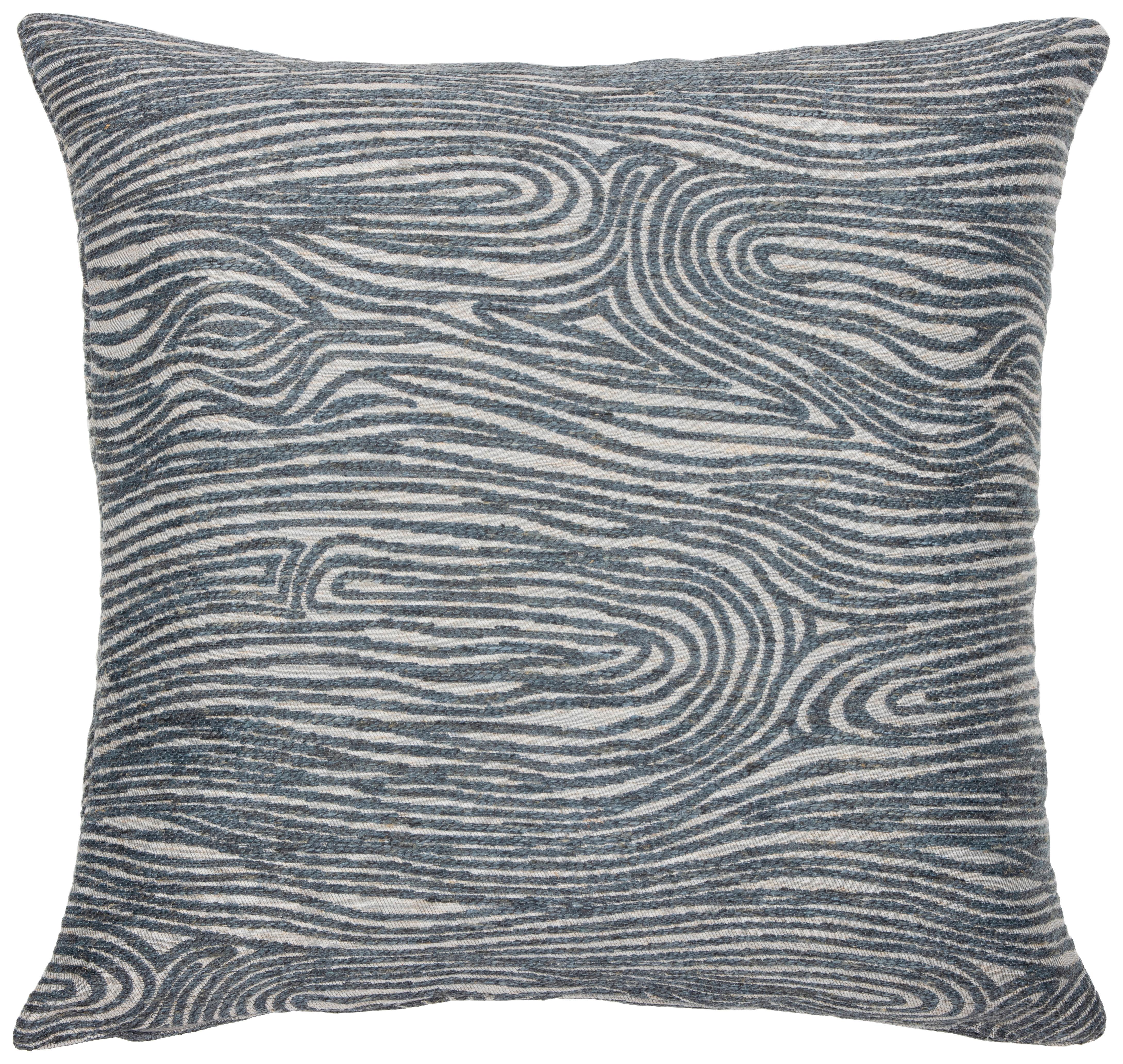 Kissenhülle Weave Blau ca. 40x40cm - Blau, Textil (40/40cm)