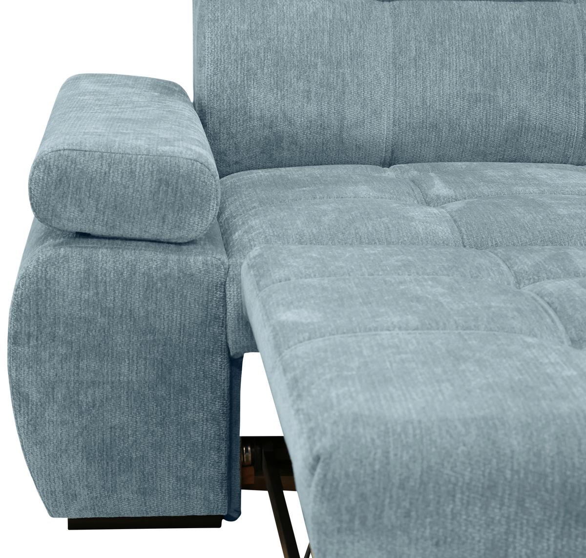 Kutna Garnitura Vegas - boje mente/crna, Design, drvo/tekstil (294/173cm) - Modern Living