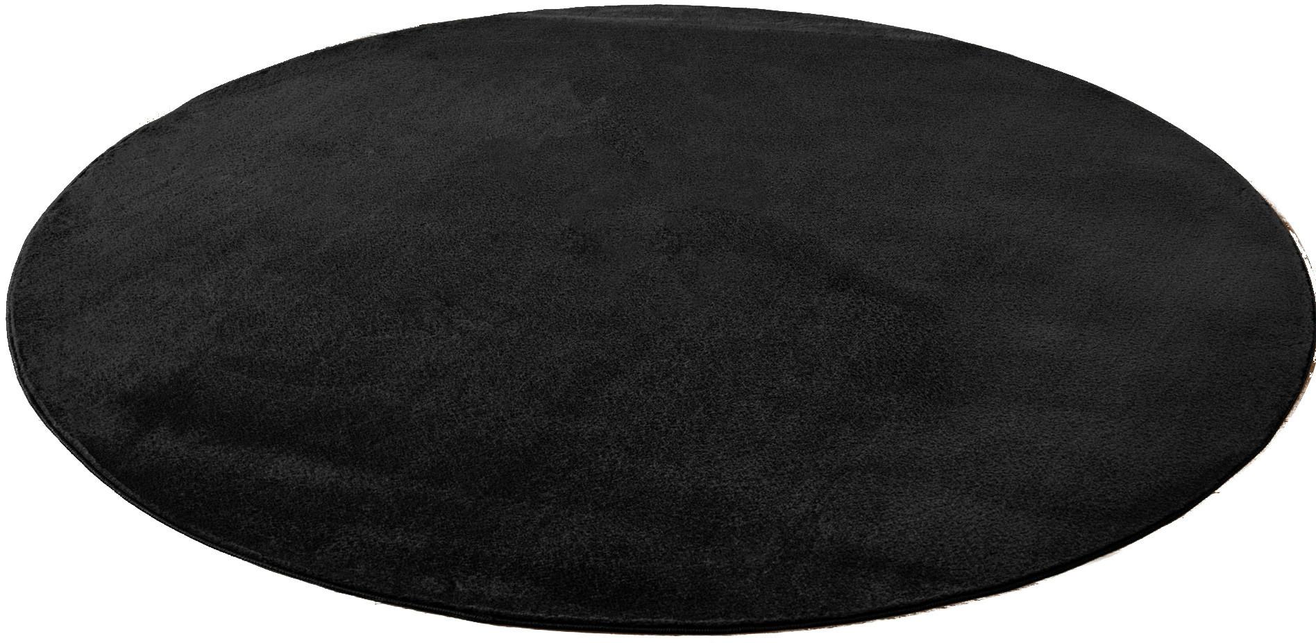 Tkana Preproga Joy, Črna, 80cm - črna, Basics, tekstil (80cm)