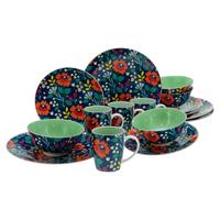 Kombinirani Servis Folklore, 16-Delni - večbarvno, Trend, keramika (35/32/36null) - Creatable