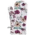 Topflappen und Handschuh Flowerfield 2-teilig - Weiß, ROMANTIK / LANDHAUS, Textil (18/32cm) - Modern Living Topflappen und Handschuh Flowerfield 2-teilig - Weiß, ROMANTIK / LANDHAUS, Textil (18/32cm) - Modern Living