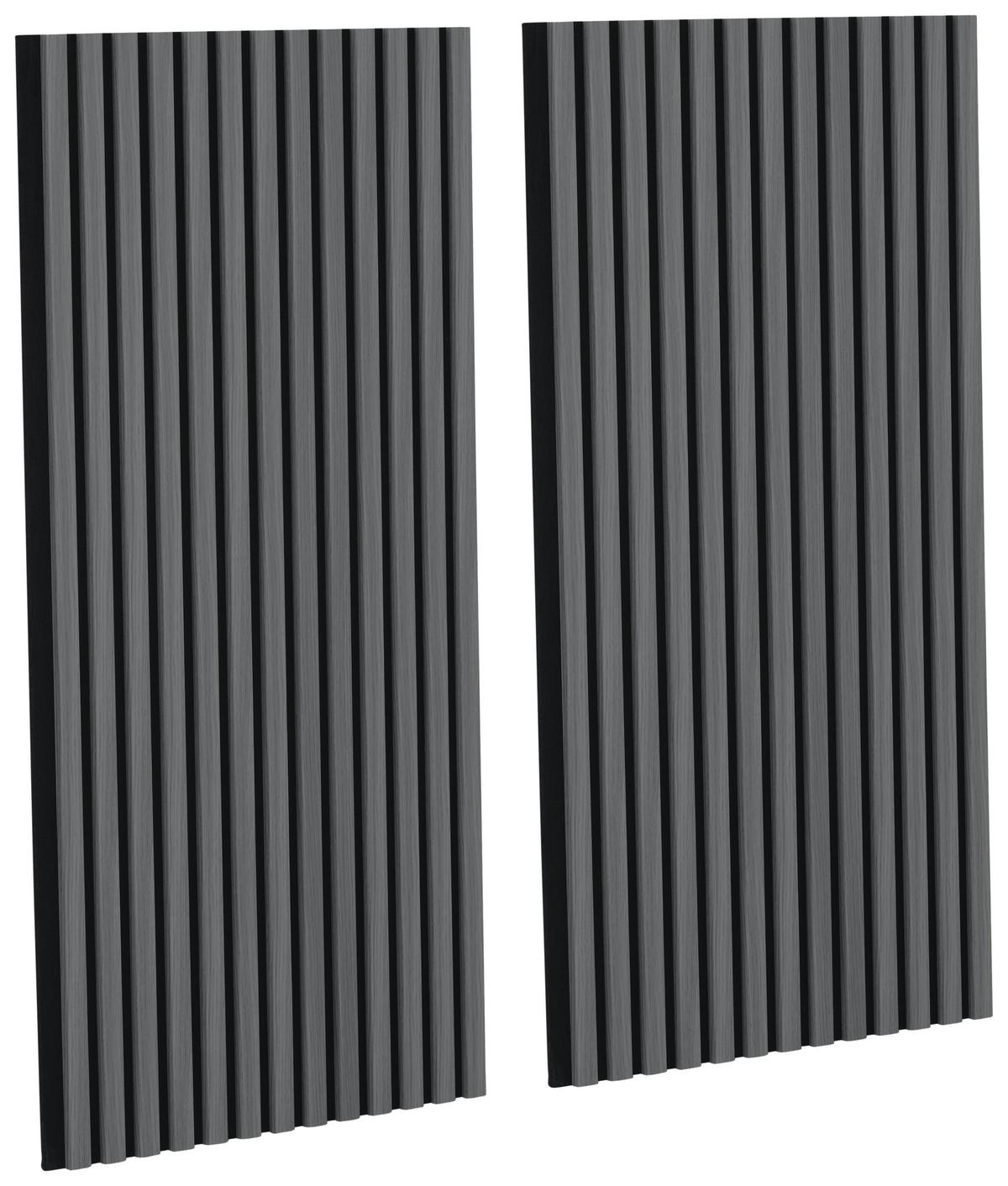 Akustični Panel Josef, Temni Hrast, 2-Delni Set - temni hrast, Moderno, umetna masa/leseni material (60/120/2cm)