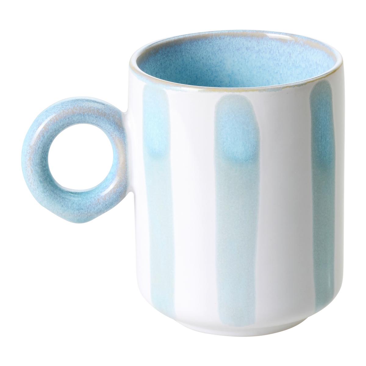 Kaffeebecherset Adria diverse Farben - Pink/Pastellblau, MODERN, Keramik (8/10/8cm)