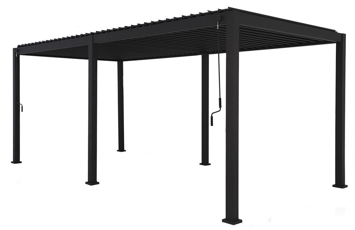 Pergola Classic ca. 600x250x300 cm Anthrazit - Anthrazit, MODERN, Metall (600/250/300cm) - Gardenson