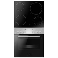 Sütő+főzőlap Szett Amica Bkvc4010 - fekete, műanyag/fém (60cm) - Amica