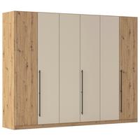 Omara Za Oblačila Safari, Hrast, Barva Šampanjca, 271cm - barve šampanjca/črna, Konvencionalno, kovina/leseni material (271/210/54cm)