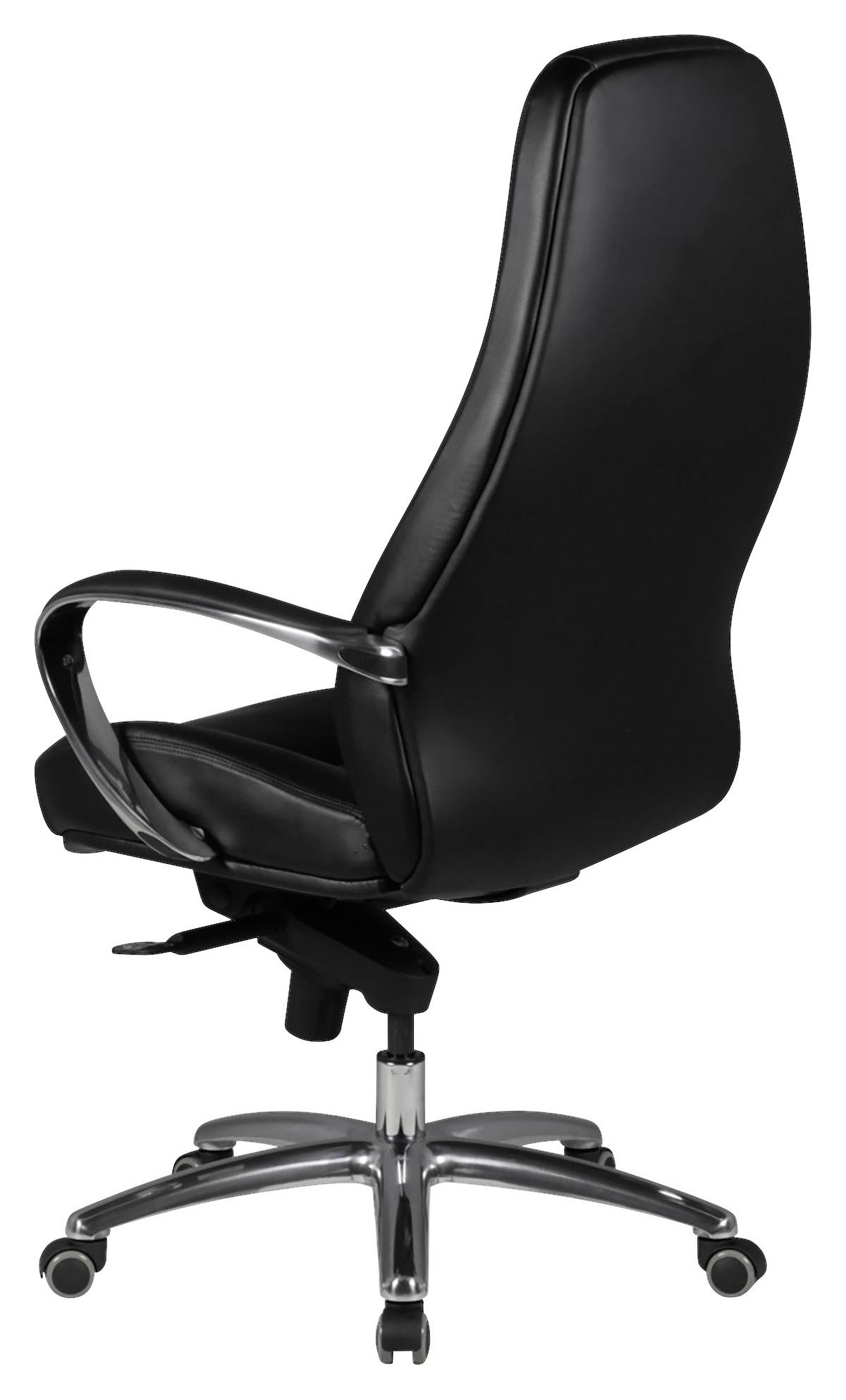 Pisarniški Stol Austin - črna/barve aluminija, Moderno, kovina/umetna masa (68/130/68cm) - MID.YOU