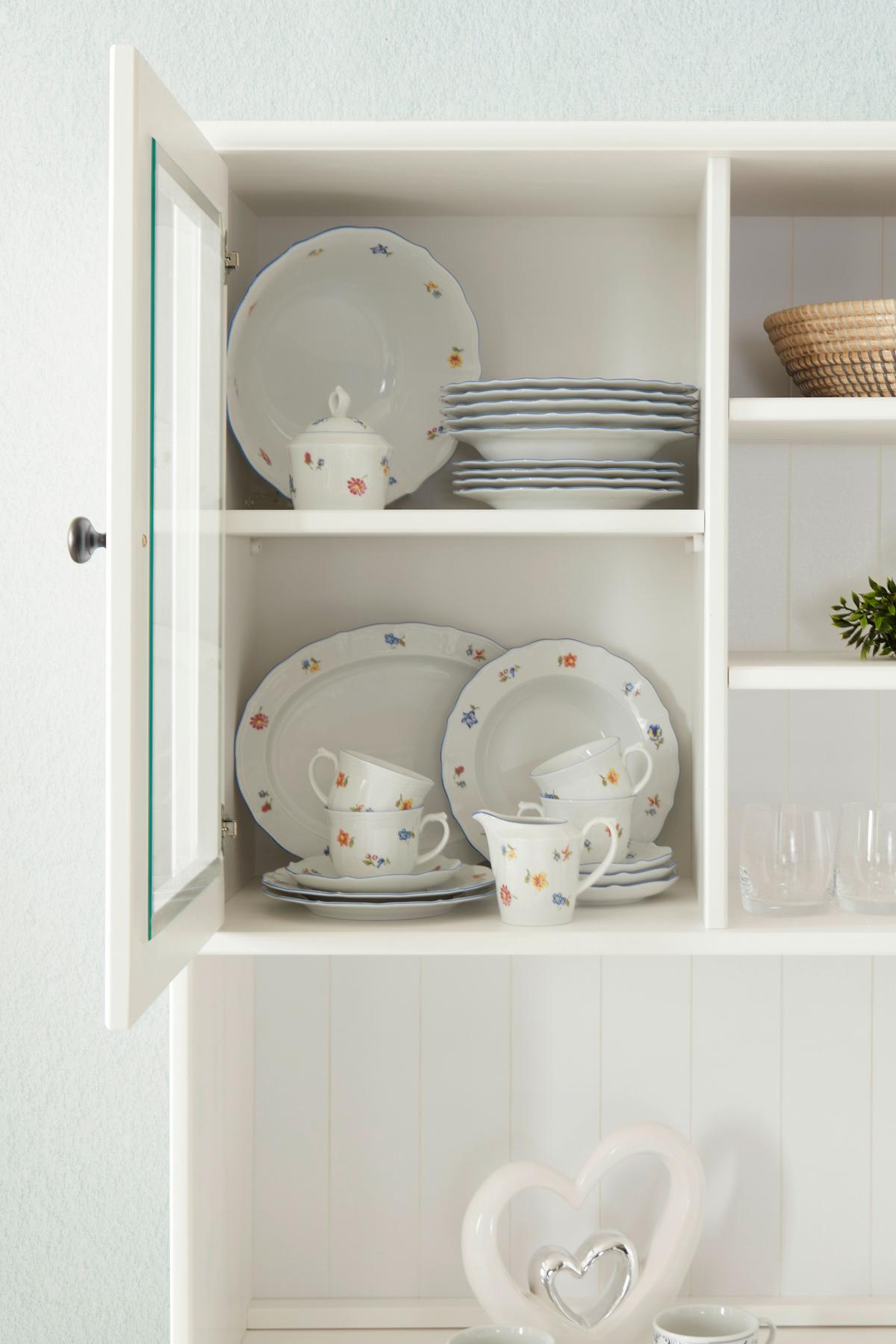 ZASTAWA STOŁOWA 001.717236 - biały/różnokolorowy, Romantik / Landhaus, ceramika (26/26cm) - Seltmann Weiden