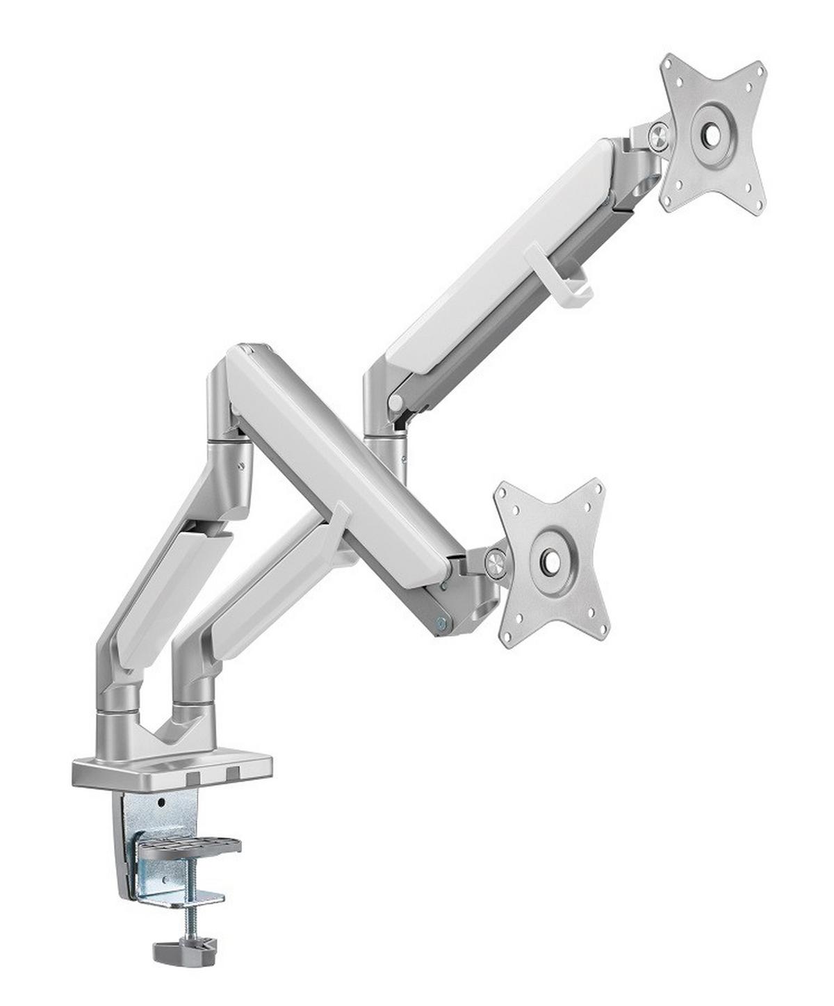 UCHWYT DO MONITORA CLEA 2 - biały/szary, Design, tworzywo sztuczne/metal (110/69,7/11,6cm) - Boxxx