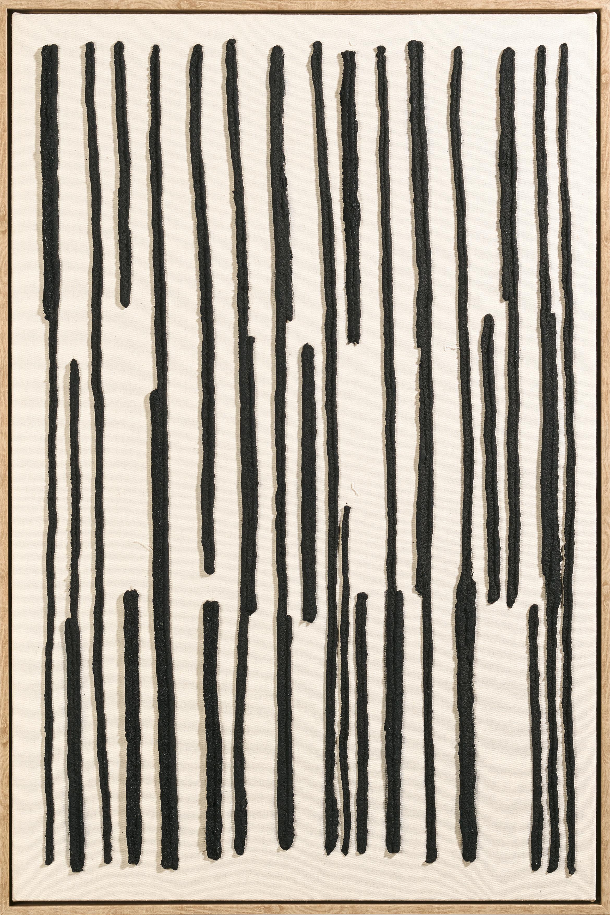 Slika 60x90cm Denise Small - prirodna boja/bež, tekstil/drvo (60/90cm) - Premium Living
