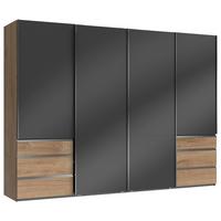 Ormar S Kliznim Vratima Level 36c - siva/boje hrasta, Moderno, drvni materijal (300/216/65cm) - Modern Living