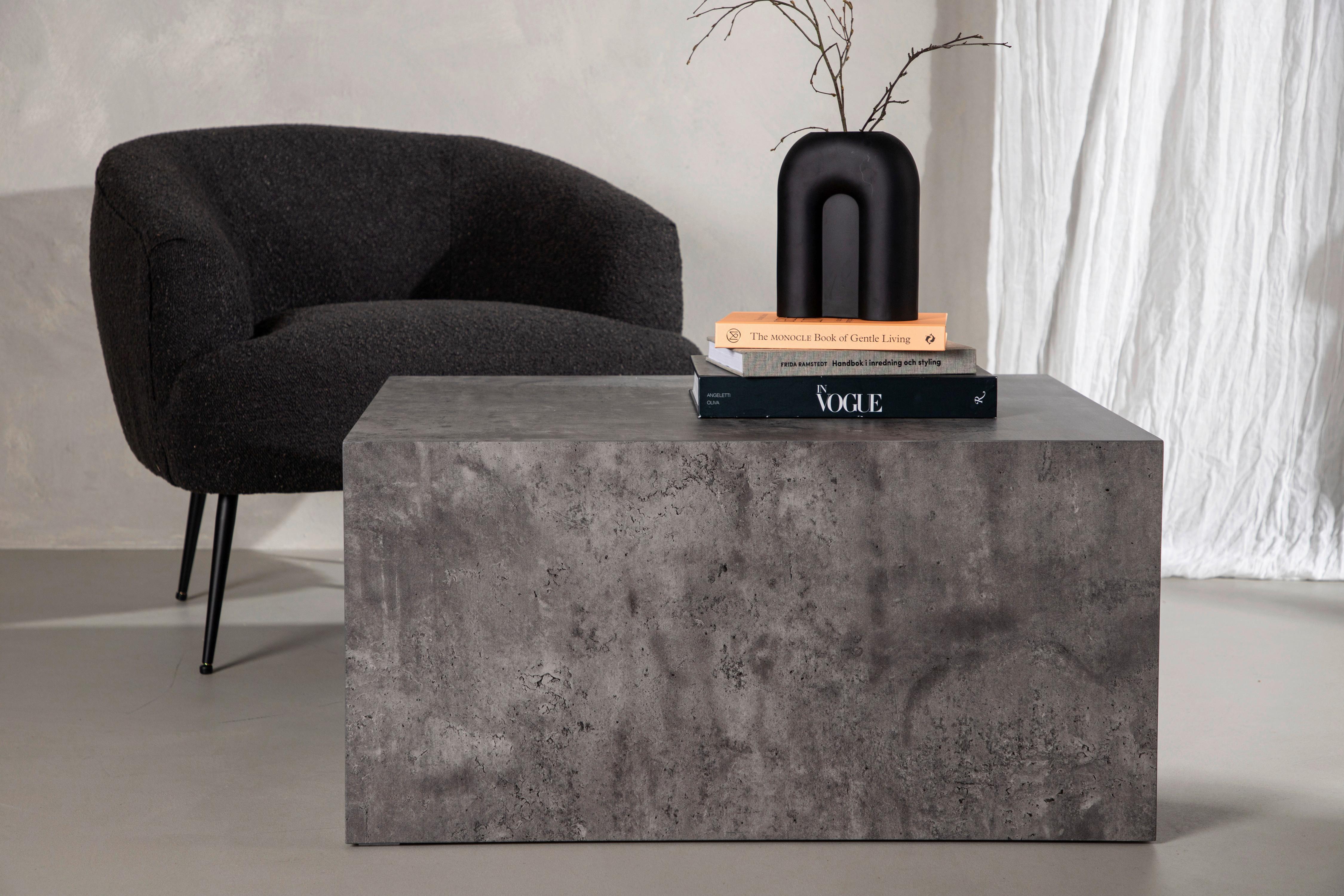 COUCHTISCH YORK - Dunkelgrau, Design, Holz (80/60/40cm) - Livetastic