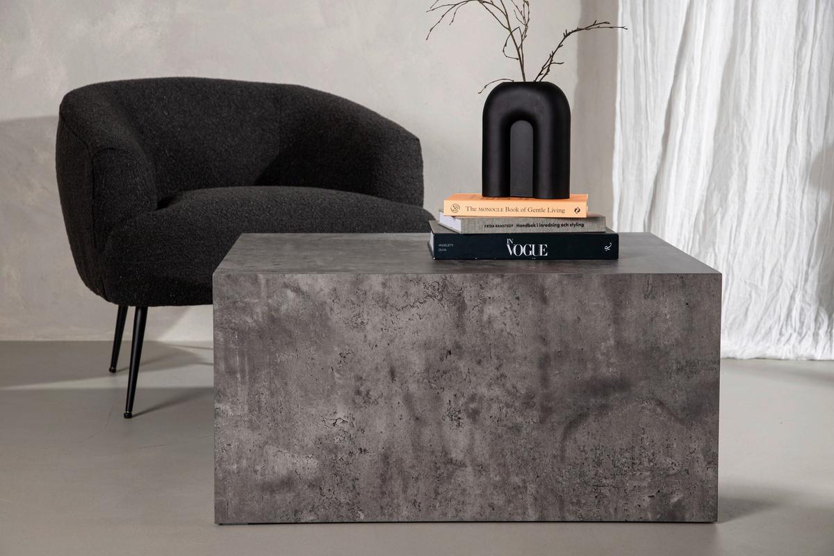 COUCHTISCH YORK - Dunkelgrau, Design, Holz (80/60/40cm) - Livetastic