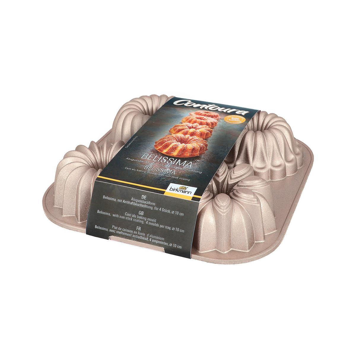 FORMA DO BABKI 887282 - kolor złoty, Design, metal (24/4,5/24cm) - Birkmann