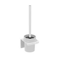 Wc-garnitura S Ščetko Turbo-Loc Lizan - bela, Moderno, kovina/umetna masa (10,5/30,5/10,5cm) - Mömax