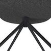 STOL MED ARMSTÖD KARO - svart, Modern, metall/textil (58/88/65cm) - Bessagi Home