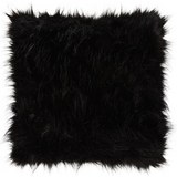 Fellkissen Nila ca.45x45cm - Schwarz, MODERN, Textil (45/45cm) - Mömax modern living