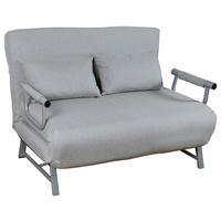 Zofa S Funkcijo Ležišča Kolino Ii, Siva - siva, Moderno, kovina/tekstil (127/95/78cm) - MID.YOU