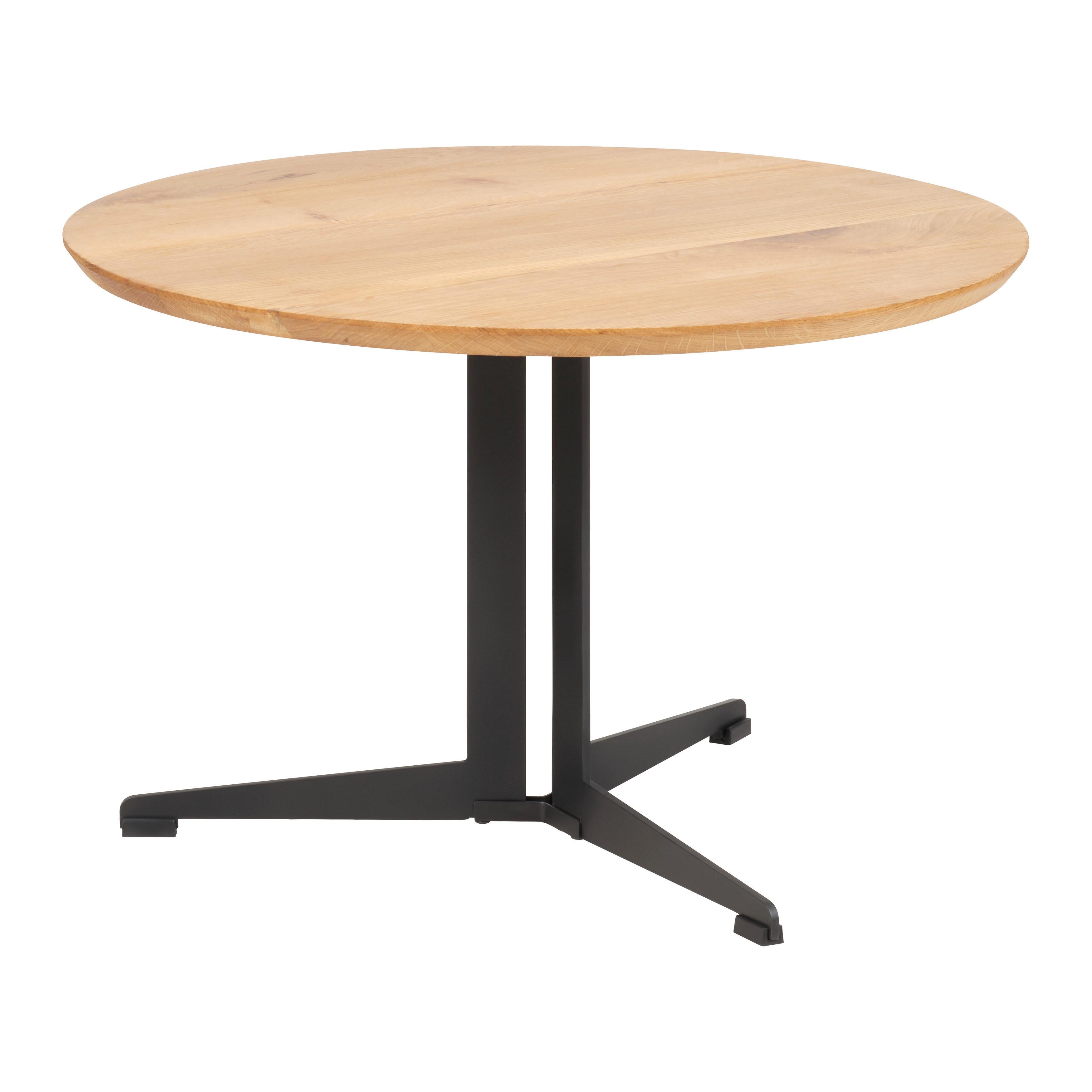 SOFFBORD MOMBASA 75 - grå/naturfärgad, Klassisk, metall/trä (75/50cm) - Mömax