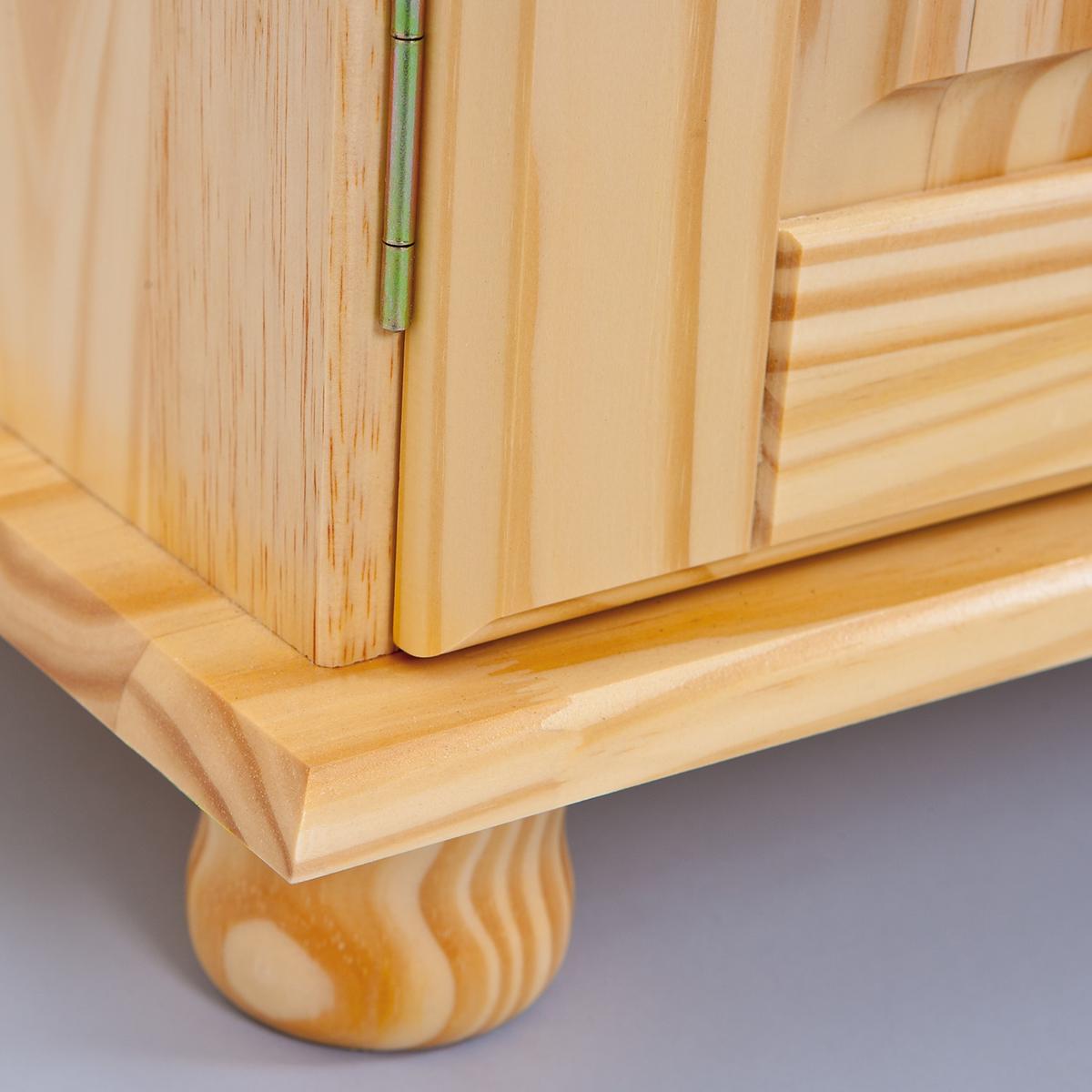 Rustikalna Kredenca Toscana, Les Bora - barve bora, Trendi, les (130/198/43cm) - MID.YOU