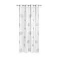 Ösenschal Circle, ca. 140x245cm - Weiß, MODERN, Textil (140/245cm) - MÖMAX modern living