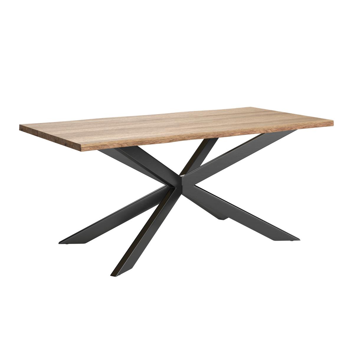 Tischplatte Noah Akaziefarben ca.100x200cm - Akaziefarben, Modern, Holz/Metall (200/100/3,8cm) - Mömax