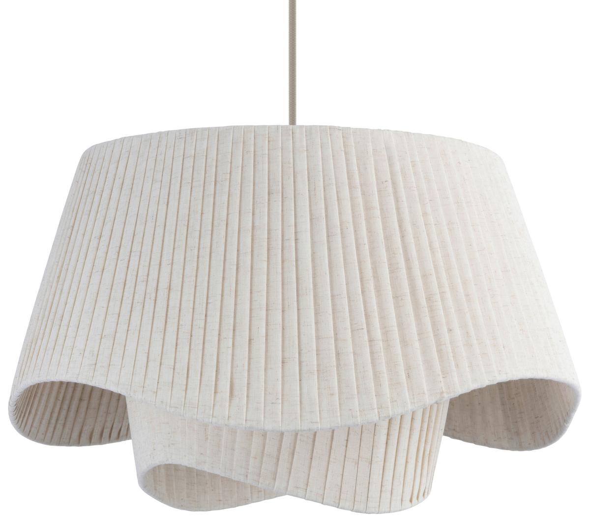 Luster Gabriele - bež, Moderno, metal/tekstil (50/50/120cm) - Mömax