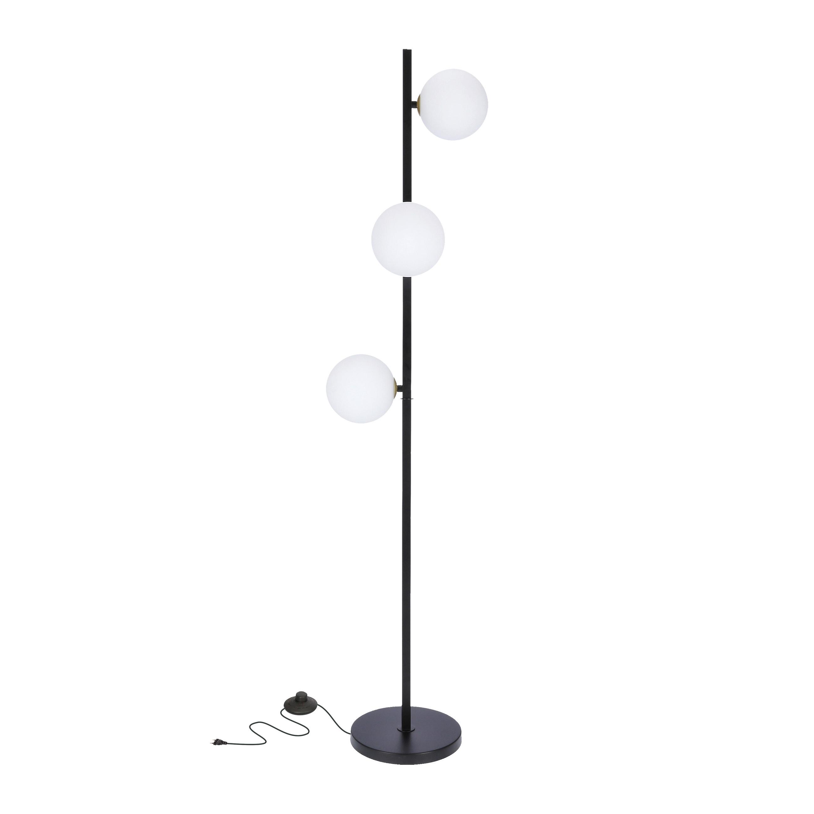 Podna Svjetiljka Kama - bijela/zlatne boje, Konvencionalno, metal/plastika (34/29/150cm)
