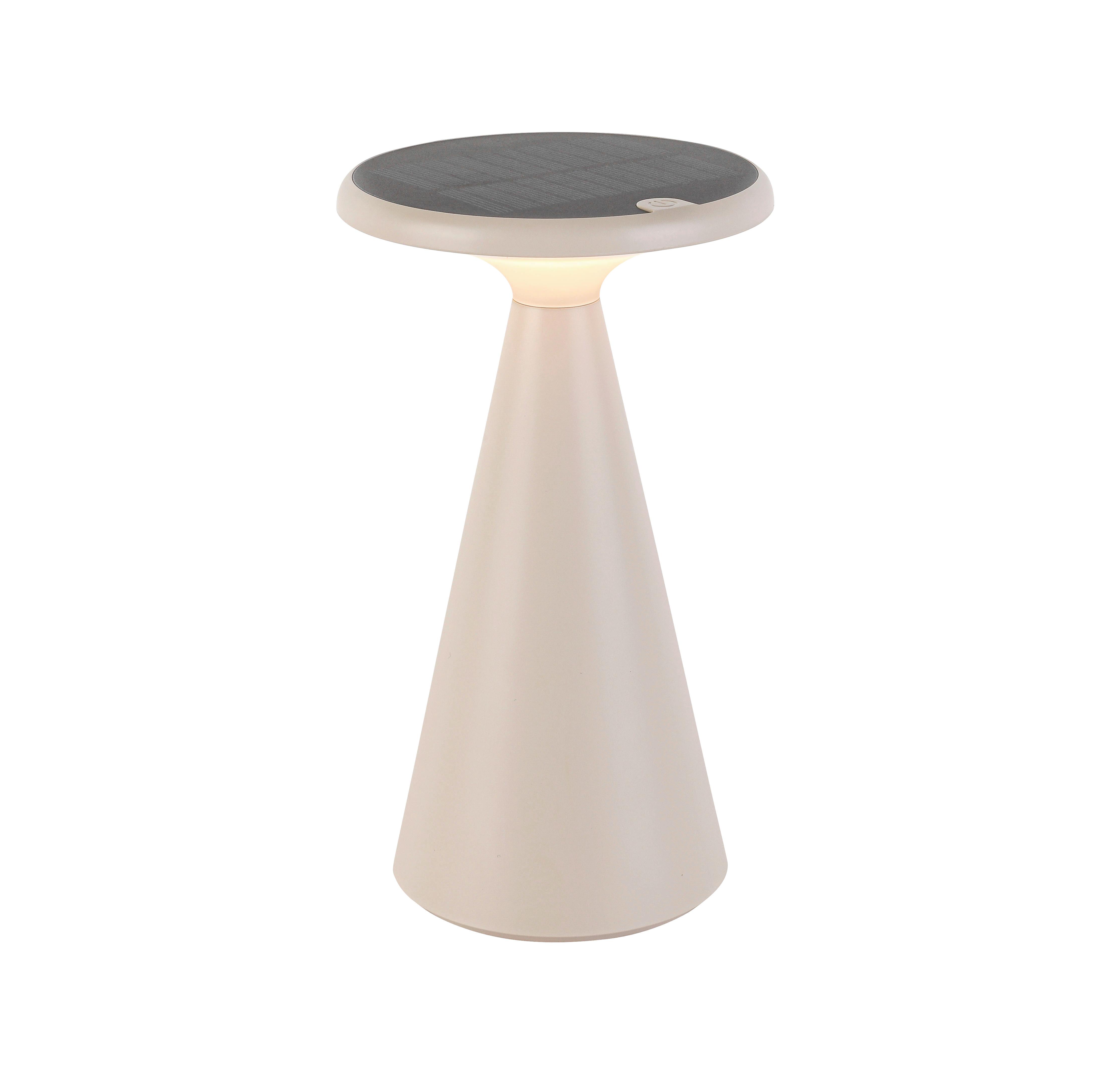 LED-Außenleuchte Hiro in Sandfarben max. 1,6 Watt - Sandfarben/Schwarz, MODERN, Kunststoff (11,5/20,3cm) - Modern Living