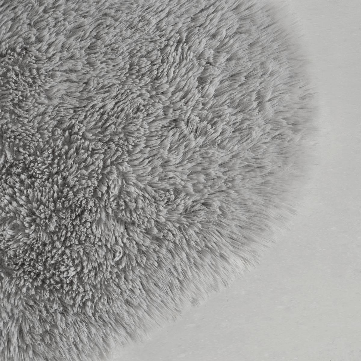Műszőrme Emil 60/90 - bézs/fehér, Konventionell, szőrme (60/90cm) - Mömax