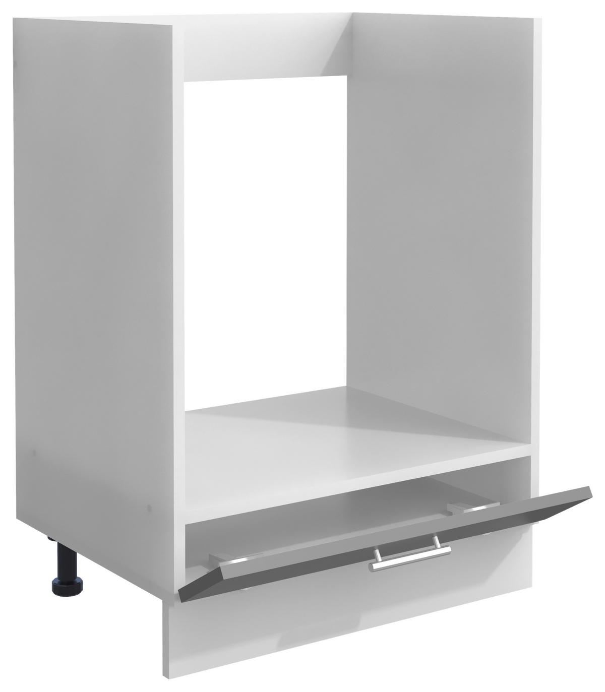 Omara Za Vgradnjo Štedilnika Esilo, Siva, Bela - bela/barve aluminija, Design, kovina/leseni material (60/82/46cm) - MID.YOU