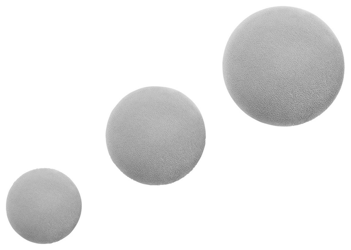 Fali Akasztó Szett Sötétszürke Pamilla - sötétszürke, Modern, textil (10/8/6/6/6/5,4cm) - Mömax