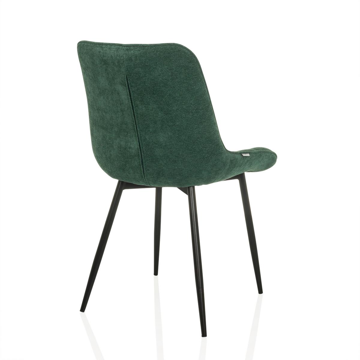 Stol Elaris, Barva Petroleja - barve petroleja/črna, Moderno, umetna masa/tekstil (55/88/61cm) - MID.YOU