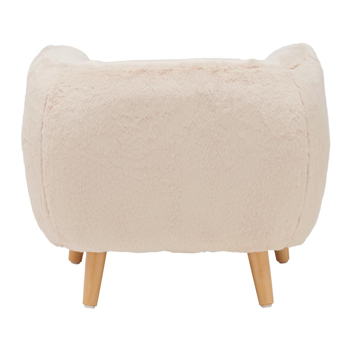 KINDERSESSEL FLUFFY -TREND- - Beige, Modern (52/44/41cm) - Premium Living