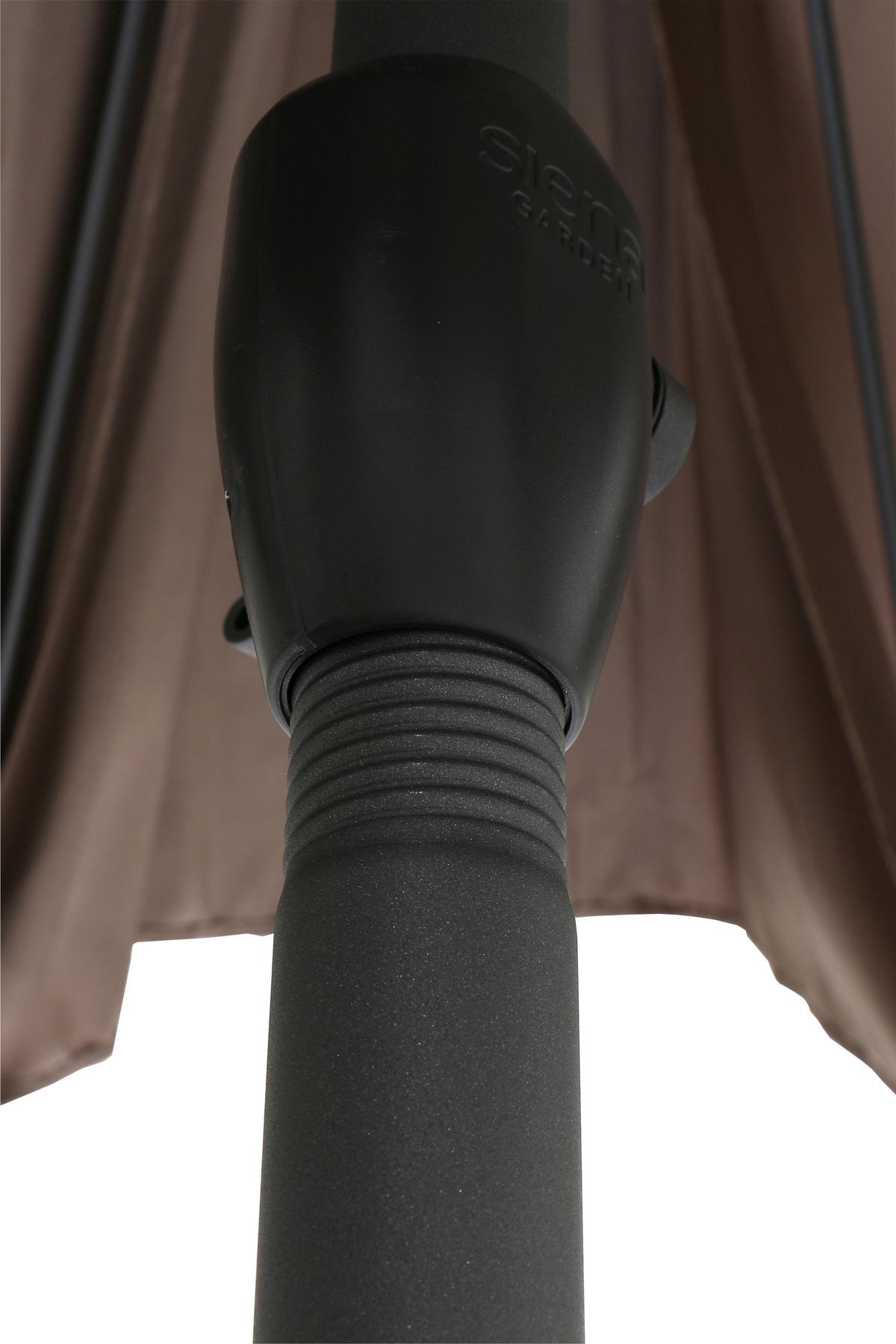 LOUNGEGARNITUR N12886 - Anthrazit/Teakfarben, KONVENTIONELL, Holz/Kunststoff - Siena Garden