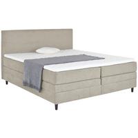 Boxspring Krevet Kleopatra - taupe, Konvencionalno, drvni materijal/tekstil (180/200cm) - Modern Living