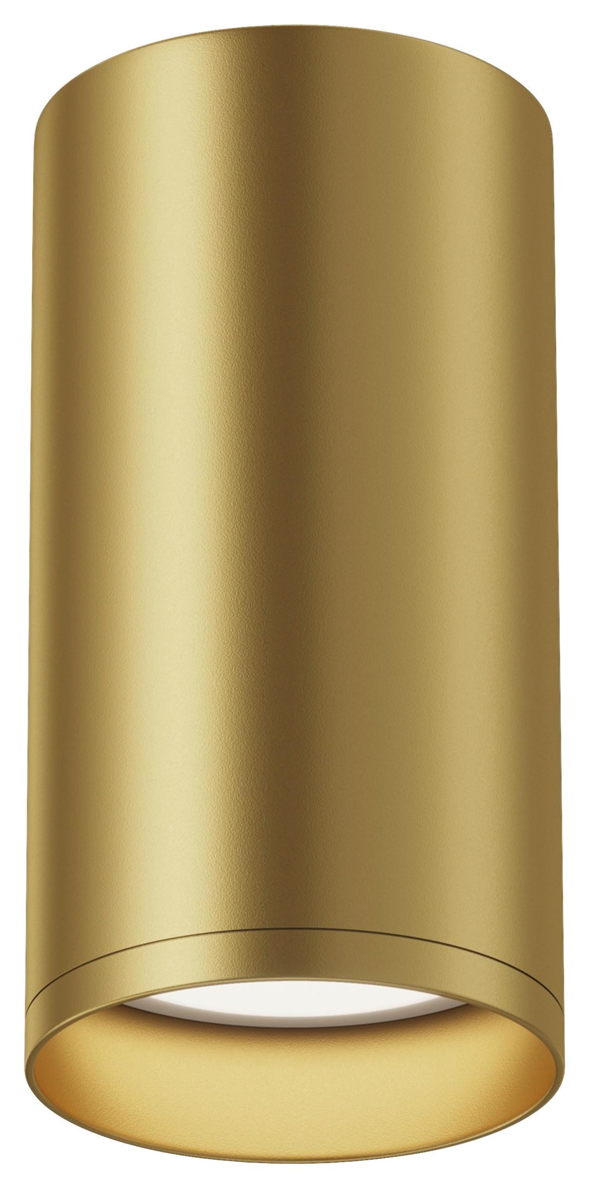 Deckenleuchte Focus S Goldfarben max. 10 Watt - Goldfarben, Basics, Metall (5,2/10/5,2cm) - MAYTONI