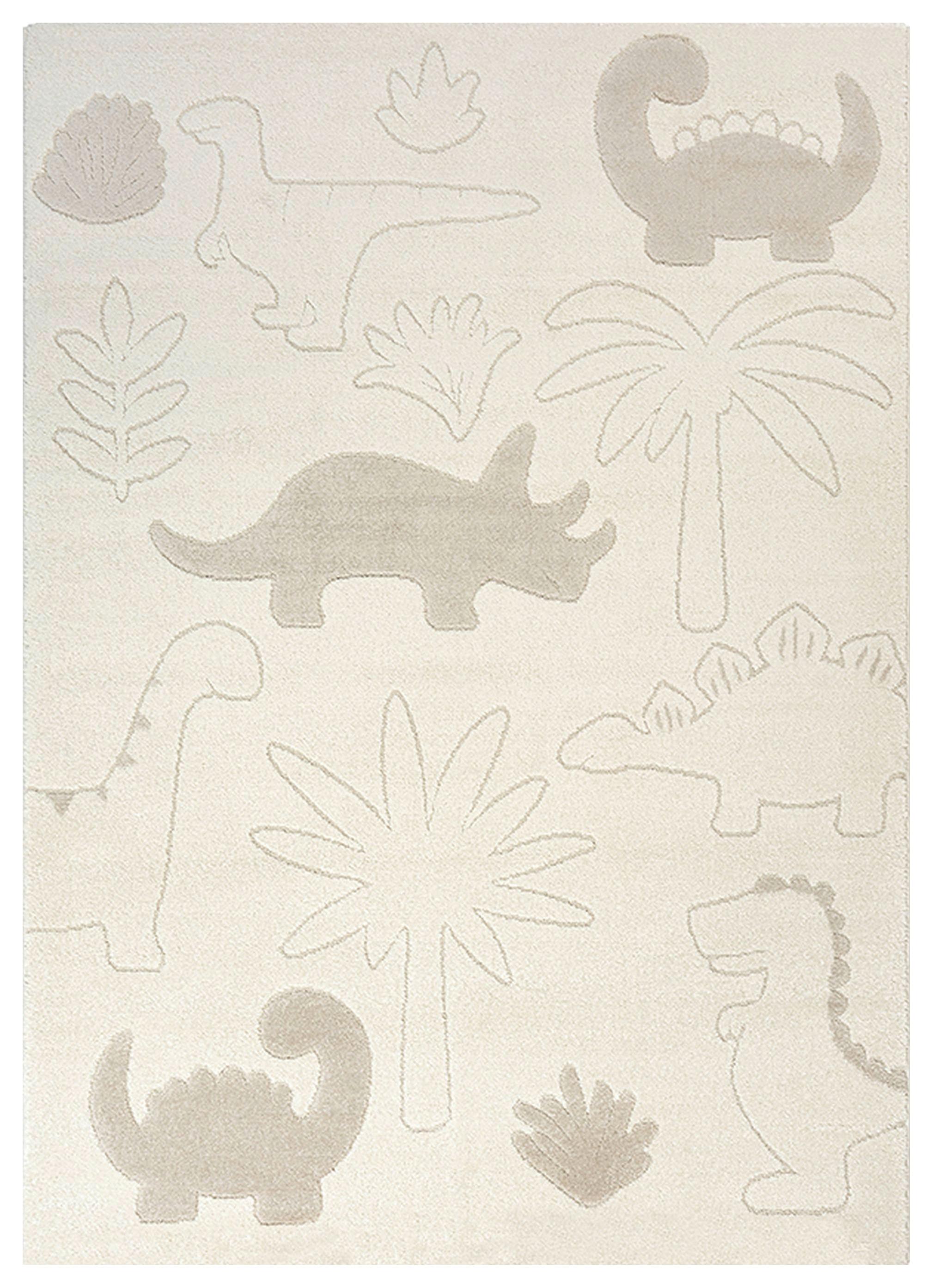 Kinderteppich Eclipse Creme ca. 120x160cm - Creme, Trend, Textil (120/160cm)