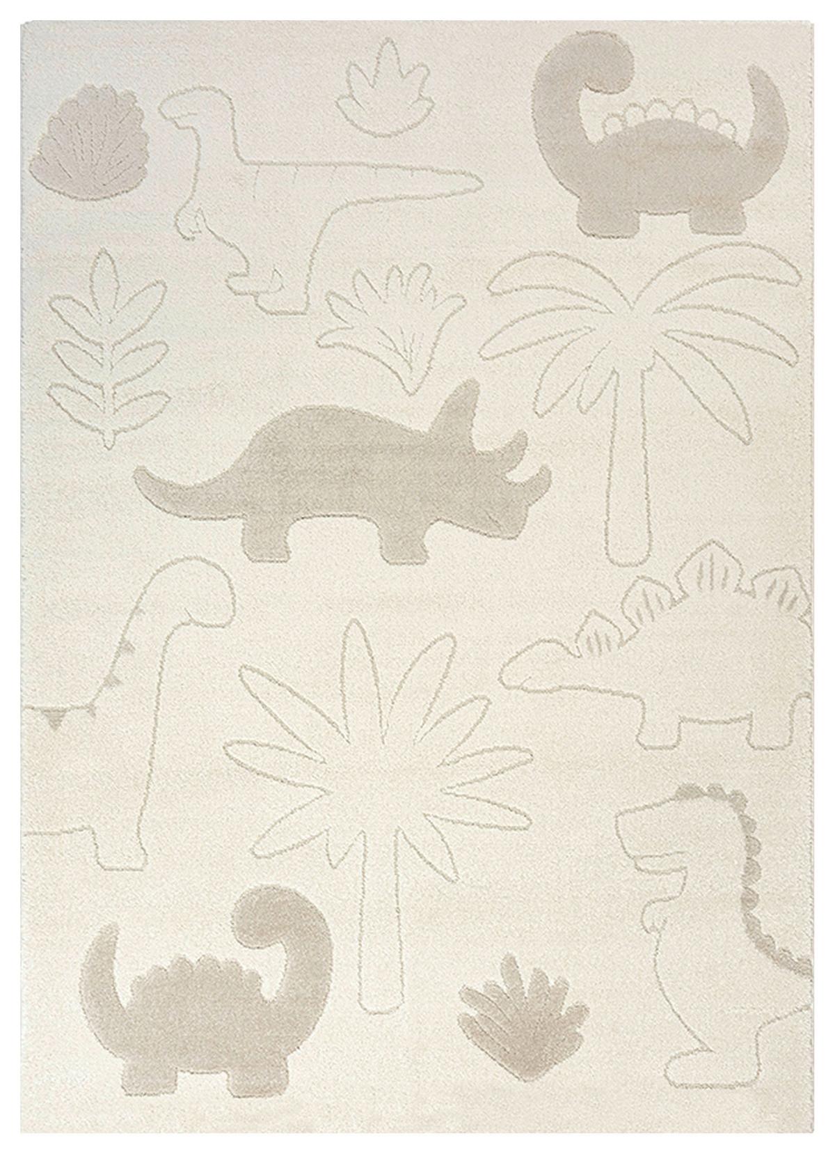 Kinderteppich Eclipse Creme ca. 140x200cm - Creme, Trend, Textil (140/200cm)